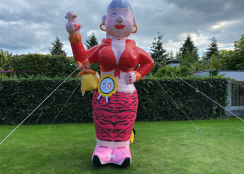 Celebrate a Milestone Birthday with a Giant Inflatable Sarah Pop!